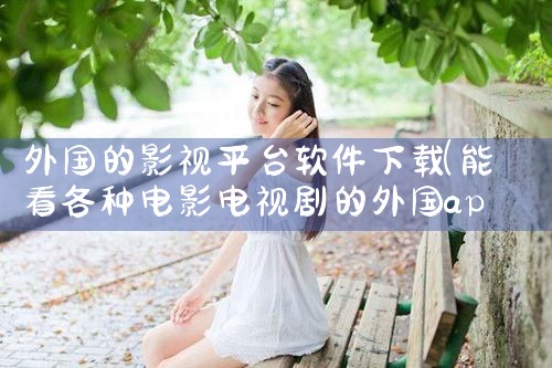 外国的影视平台软件下载|男娘日记